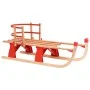 Zusammenklappbarer Schneeschlitten mit Holzrückenlehne 119 cm von vidaXL, Schlitten - Ref: Foro24-92493, Preis: 106,40 €, Rab...