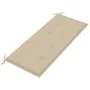Garden bench 2 seats made of gray eucalyptus wood and cushion 120 cm by , garden benches - Ref: Foro24-3061026, Price: 187,82...