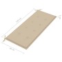 Banco de jardín 2 plazas madera eucalipto gris y cojín 120 cm de , Bancos de jardín - Ref: Foro24-3061026, Precio: 191,12 €, ...