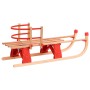 Zusammenklappbarer Schneeschlitten mit Holzrückenlehne 119 cm von vidaXL, Schlitten - Ref: Foro24-92493, Preis: 108,16 €, Rab...