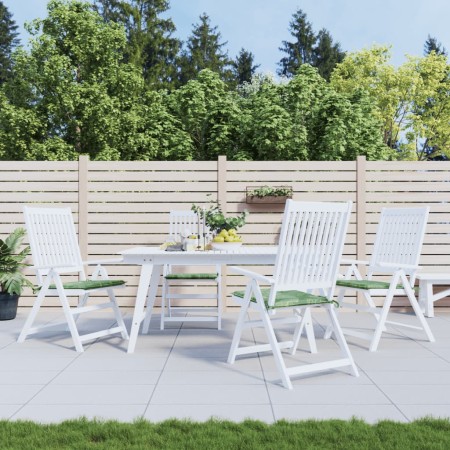 Stuhlkissen 4 Stk. Stoff mit Blattmuster 40x40x3 cm von , Kissen für Stühle und Sofas - Ref: Foro24-361024, Preis: 39,62 €, R...