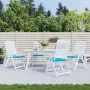 Gartenstuhlkissen 4 Stück Stoff türkis 40x40x3 cm von , Kissen für Stühle und Sofas - Ref: Foro24-361030, Preis: 39,26 €, Rab...