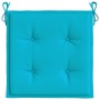 Gartenstuhlkissen 4 Stück Stoff türkis 40x40x3 cm von , Kissen für Stühle und Sofas - Ref: Foro24-361030, Preis: 40,05 €, Rab...