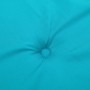 Garden chair cushions 4 pcs turquoise fabric 40x40x3 cm by , Cushions for chairs and sofas - Ref: Foro24-361030, Price: 40,05...