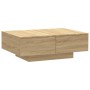 Kaffeetisch aus Sperrholz in Eichenholzfarbe, 90x60x31 cm. von , Couchtisch - Ref: Foro24-804178, Preis: 97,51 €, Rabatt: %