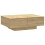 Plywood oak-colored coffee table 90x60x31 cm by , Coffee table - Ref: Foro24-804178, Price: 97,51 €, Discount: %