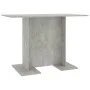 Gray concrete wood dining table 110x60x75 cm by , Kitchen and dining tables - Ref: Foro24-800247, Price: 71,79 €, Discount: %