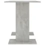 Gray concrete wood dining table 110x60x75 cm by , Kitchen and dining tables - Ref: Foro24-800247, Price: 71,79 €, Discount: %