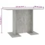 Gray concrete wood dining table 110x60x75 cm by , Kitchen and dining tables - Ref: Foro24-800247, Price: 71,79 €, Discount: %
