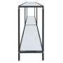 Konsolentisch aus weißem gehärtetem Glas, 200x35x75,5 cm. von , Seitentische - Ref: Foro24-331708, Preis: 96,99 €, Rabatt: %