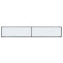 White tempered glass console table 200x35x75.5 cm by , Side tables - Ref: Foro24-331708, Price: 96,99 €, Discount: %