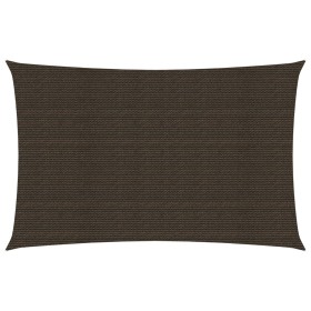 Brown HDPE sail shade 160 g/m² 2x5 m by , Umbrellas - Ref: Foro24-311781, Price: 26,10 €, Discount: %