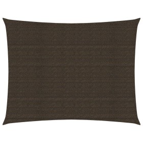 Brown HDPE sail shade 160 g/m² 2.5x3.5 m by , Umbrellas - Ref: Foro24-311783, Price: 25,64 €, Discount: %