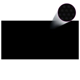 Black PE pool cover 488x244 cm by , Pool covers - Ref: Foro24-92169, Price: 47,21 €, Discount: %