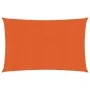 Toldo de vela naranja HDPE 160 g/m² 2,5x3,5 m de , Sombrillas - Ref: Foro24-311673, Precio: 27,26 €, Descuento: %