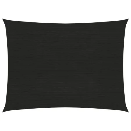 Black HDPE sail shade 160 g/m² 5x6 m by , Umbrellas - Ref: Foro24-311741, Price: 64,95 €, Discount: %