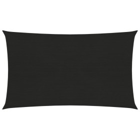 Black HDPE sail shade 160 g/m² 5x8 m by , Umbrellas - Ref: Foro24-311743, Price: 78,86 €, Discount: %