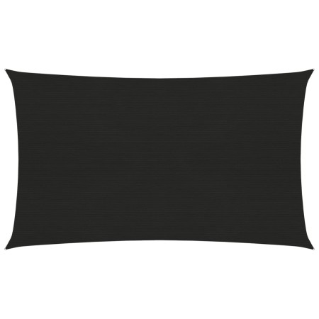 Black HDPE sail shade 160 g/m² 5x8 m by , Umbrellas - Ref: Foro24-311743, Price: 78,98 €, Discount: %