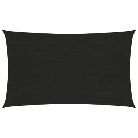 Black HDPE sail shade 160 g/m² 5x8 m by , Umbrellas - Ref: Foro24-311743, Price: 77,33 €, Discount: %
