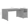 Graue Betonholz-Sperrholz-Couchtisch 90x45x35 cm von , Couchtisch - Ref: Foro24-802925, Preis: 36,36 €, Rabatt: %