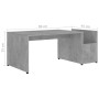 Mesa de centro madera contrachapada gris hormigón 90x45x35 cm de , Mesas de centro - Ref: Foro24-802925, Precio: 35,61 €, Des...