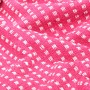 Manta a cuadros de algodón rosa 220x250 cm de , Mantas - Ref: Foro24-245335, Precio: 36,92 €
