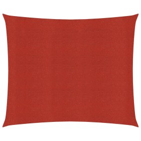 Red HDPE sail shade 160 g/m² 4x4 m by , Umbrellas - Ref: Foro24-311606, Price: 39,34 €, Discount: %