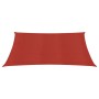 Red HDPE sail shade 160 g/m² 4x4 m by , Umbrellas - Ref: Foro24-311606, Price: 39,34 €, Discount: %