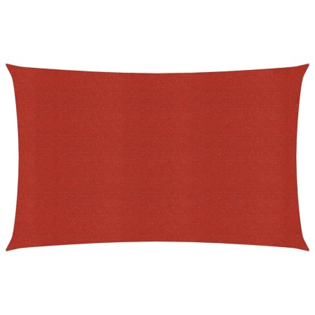 Red HDPE sail shade 160 g/m² 3x6 m by , Umbrellas - Ref: Foro24-311625, Price: 37,61 €, Discount: %