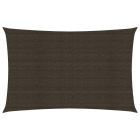 Brown HDPE sail shade 160 g/m² 4x7 m by , Umbrellas - Ref: Foro24-311795, Price: 60,44 €, Discount: %