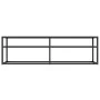 TV-Möbel aus schwarzem Marmor in den Maßen 140x40x40,5 cm mit gehärtetem Glas. von , TV-Möbel - Ref: Foro24-331717, Preis: 85...