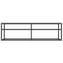 TV-Möbel aus schwarzem Marmor in den Maßen 140x40x40,5 cm mit gehärtetem Glas. von , TV-Möbel - Ref: Foro24-331717, Preis: 86...