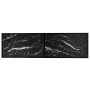 Mueble de TV vidrio templado color mármol negro 140x40x40,5 cm de , Muebles TV - Ref: Foro24-331717, Precio: 86,84 €, Descuen...