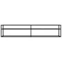 TV-Möbel aus schwarzem Marmor in den Maßen 200x40x40,5 cm mit gehärtetem Glas. von , TV-Möbel - Ref: Foro24-331729, Preis: 10...