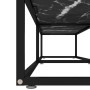 TV-Möbel aus schwarzem Marmor in den Maßen 200x40x40,5 cm mit gehärtetem Glas. von , TV-Möbel - Ref: Foro24-331729, Preis: 10...