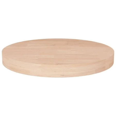 Eichenholz-Rundtischplatte unbehandelt Ø40x4 cm von , Tischplatten - Ref: Foro24-342908, Preis: 44,08 €, Rabatt: %