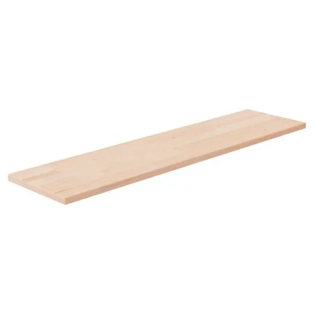 Solid untreated oak wood shelf table 80x20x1.5 cm by , Shelves and shelves - Ref: Foro24-342922, Price: 25,05 €, Discount: %