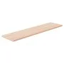 Solid untreated oak wood shelf table 80x20x1.5 cm by , Shelves and shelves - Ref: Foro24-342922, Price: 25,05 €, Discount: %