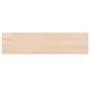 Solid untreated oak wood shelf table 80x20x1.5 cm by , Shelves and shelves - Ref: Foro24-342922, Price: 25,05 €, Discount: %