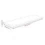 Solid untreated oak wood shelf table 80x20x1.5 cm by , Shelves and shelves - Ref: Foro24-342922, Price: 25,05 €, Discount: %