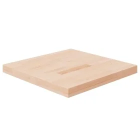 Unbehandelter quadratischer Eichenholztisch 50x50x4 cm. von , Tischplatten - Ref: Foro24-342943, Preis: 65,11 €, Rabatt: %