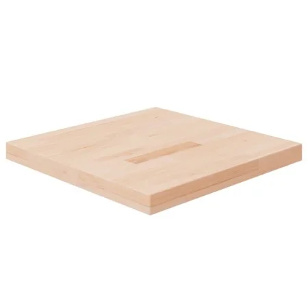 Square oak wood untreated table top 50x50x4 cm by , Table tops - Ref: Foro24-342943, Price: 65,03 €, Discount: %