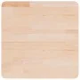 Square oak wood untreated table top 50x50x4 cm by , Table tops - Ref: Foro24-342943, Price: 65,03 €, Discount: %