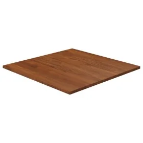 Square table top made of dark brown oak wood, 60x60x1.5cm by , Table tops - Ref: Foro24-343016, Price: 59,31 €, Discount: %