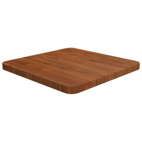 Square table top made of dark brown oak wood, 40x40x2.5cm by , Table tops - Ref: Foro24-343042, Price: 40,81 €, Discount: %
