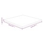 Square table top made of dark brown oak wood, 40x40x2.5cm by , Table tops - Ref: Foro24-343042, Price: 40,81 €, Discount: %
