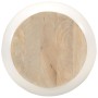 Mesa de centro de madera maciza de mango blanca 51x51x27 cm de , Mesas de centro - Ref: Foro24-352052, Precio: 169,11 €, Desc...