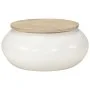 Mesa de centro de madera maciza de mango blanca 51x51x27 cm de , Mesas de centro - Ref: Foro24-352052, Precio: 168,63 €, Desc...