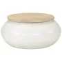 Mesa de centro de madera maciza de mango blanca 51x51x27 cm de , Mesas de centro - Ref: Foro24-352052, Precio: 168,63 €, Desc...