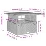 Gartenmöbel-Set, 5-teilig, mit schwarzen Polstern aus synthetischem Rattan von , Gartensets - Ref: Foro24-3277437, Preis: 667...